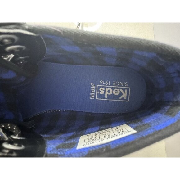 Keds Boots Womens Size 9 Scout Splash Duck Rain Ortholite Black Blue Waterproof - Picture 6 of 15